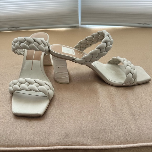 Dolce Vita Shoes - Dolce Vita Braided Strap Cream Heels Size 8
